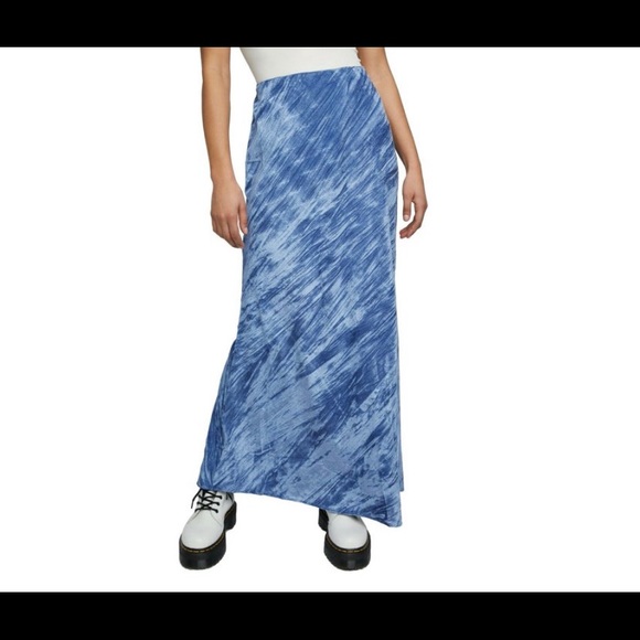 Free People Dresses & Skirts - FREE PEOPLE Noa Velvet Slip Skirt Blue Light Night Size XS MSRP $78